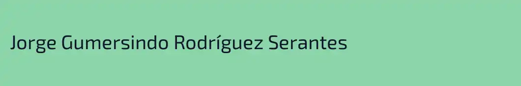 Jorge Gumersindo Rodríguez Serantes
